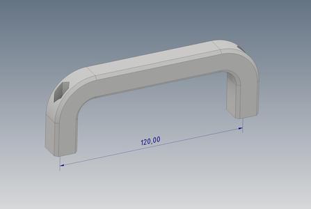 Handle 120mm (nut version)