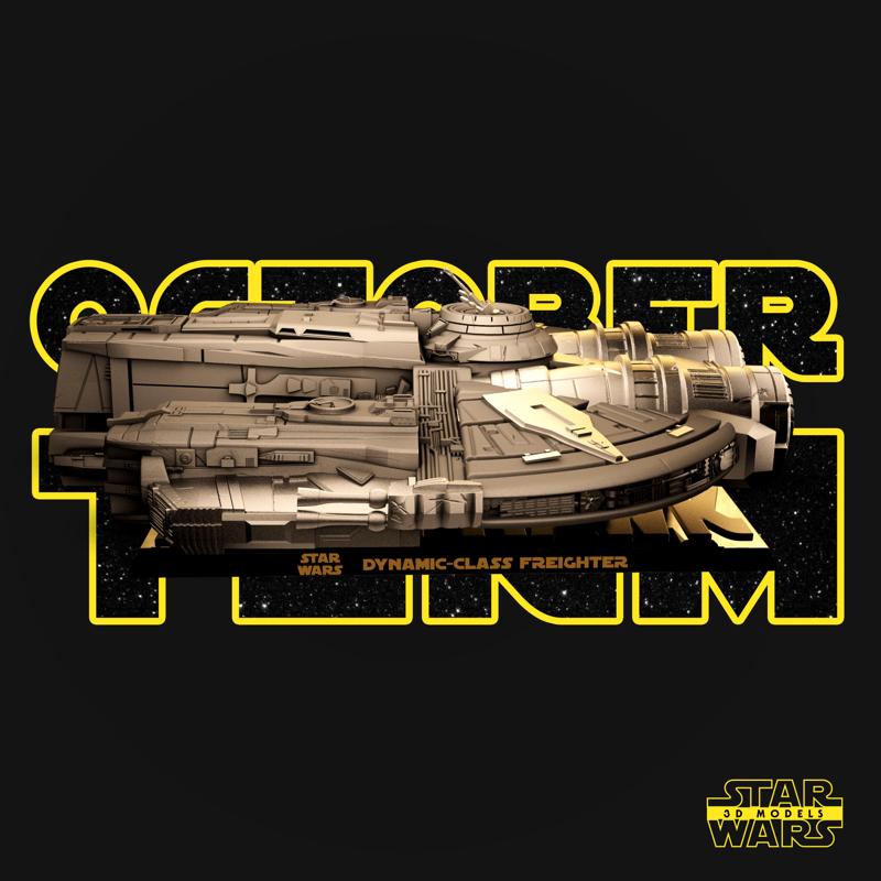Eban Hawk - Star Wars 3D Models - Tested and Ready for 3D printing