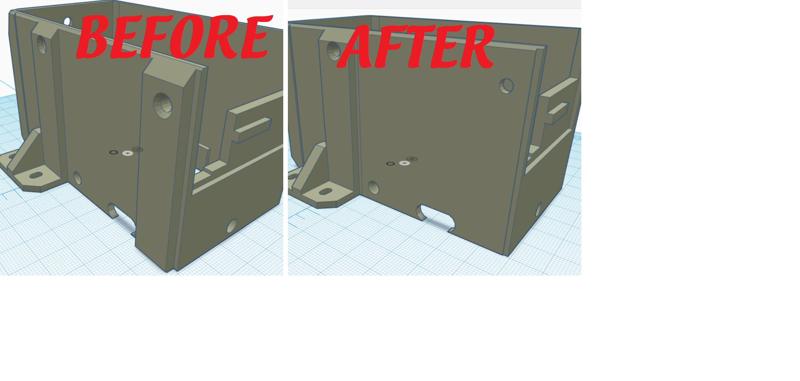 MODIFIED PRUSA MK3/S PSU MOUNT FOR SIDE TRANSITIONS