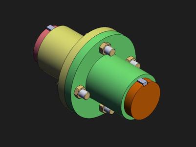 Protected Flange Coupling Assembly