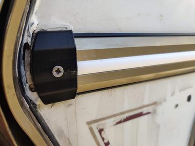 Elddis Mistral GTX Caravan fiting profile termination
