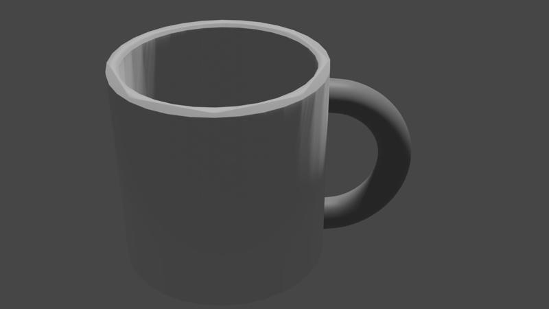 simple mug 3D