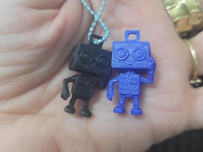 robot necklace