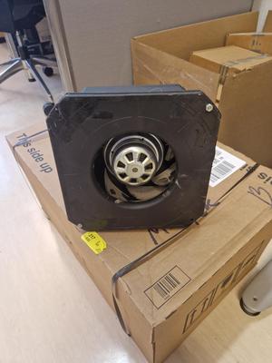 EC centrifugal Fan housing - 110mm and TPU gasket