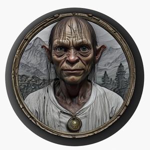 Gollum (The Lord of the Rings) medallion pendant