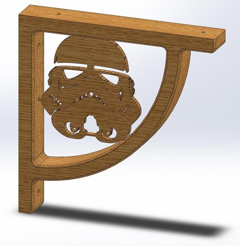 shelf bracket Star Wars Stormtrooper