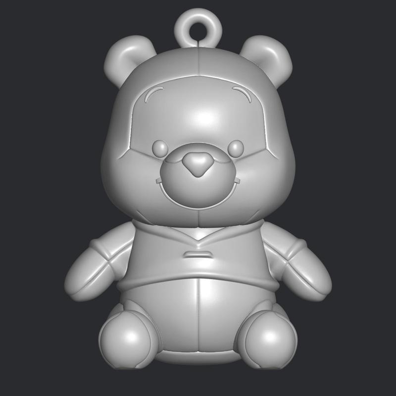 Winnie the Pooh Rag Doll Keychain Mascot