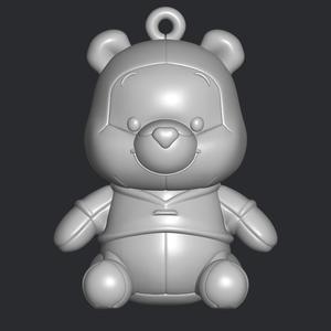 Winnie the Pooh Rag Doll Keychain Mascot