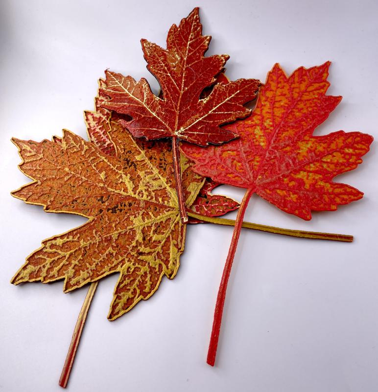 Fall Maple Leaves - HueForge