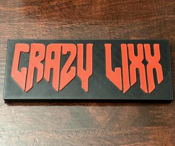 Crazy Lixx 80's Band Sign