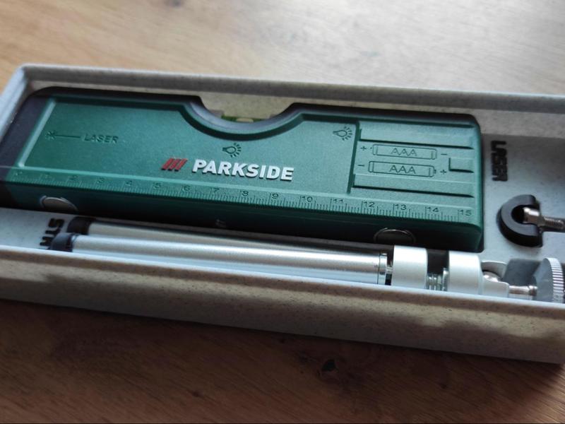 Gridfinity - Parkside Laser mit Stativ 2x5x4u