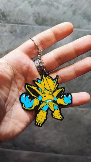 Golden Armor Keychain