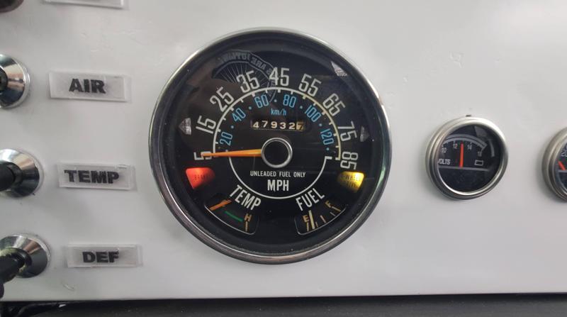 Jeep CJ speedometer bulb diffuser