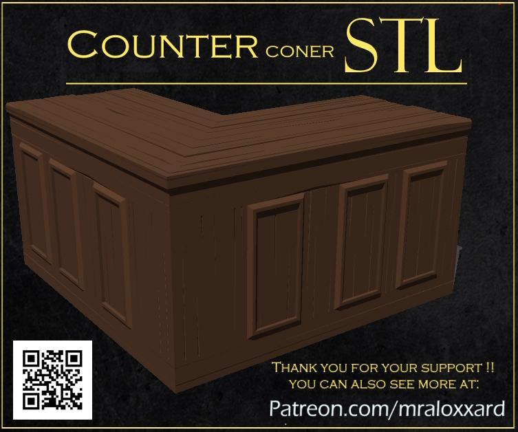 Medieval counter (corner)