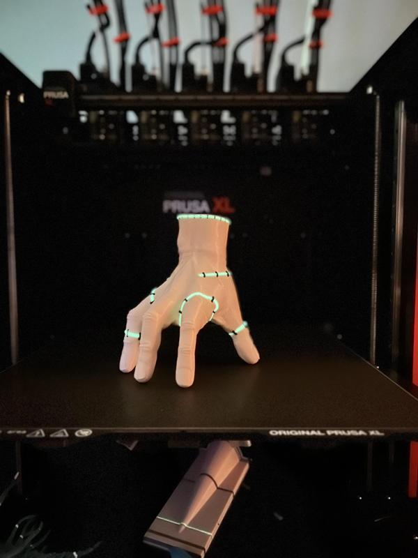 Wednesday Thing Multi-Color Painted