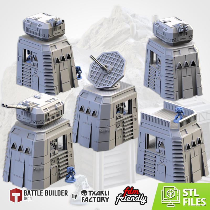 MODULAR DEFENSE TURRETS