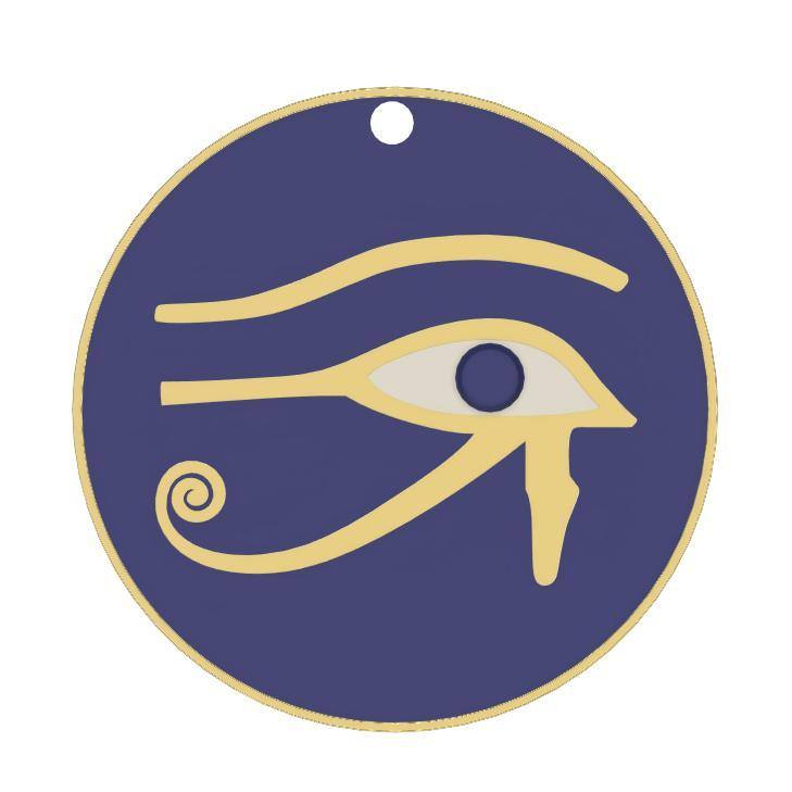 Eye of RA keychain