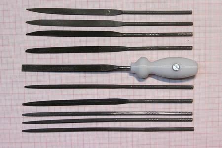 Handle for needle files