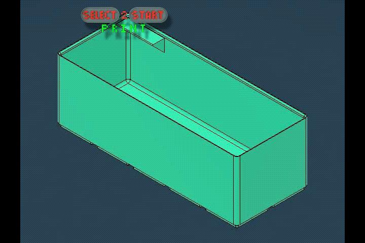 2x5x10 Bin | Lable | Gridfinity | Deskorganizer | Tool | select2stertPrint