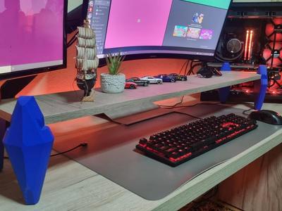 Monitor Riser 4 Legs for Corners