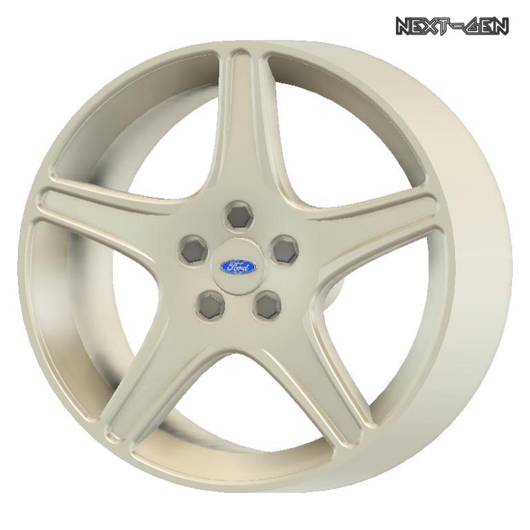 Next-Gen - Ford EB Falcon GT - Real Rims for Scale Model Cars
