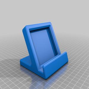 Picture frame phone holder
