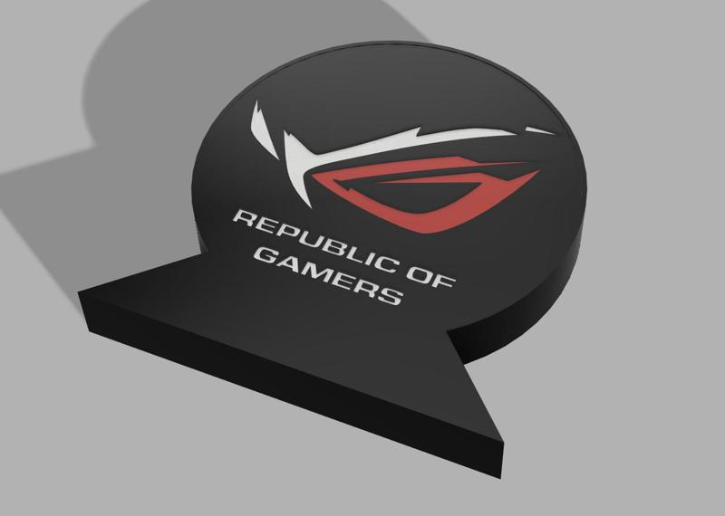 asus rog logo lamp