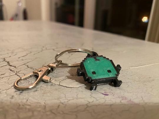 Stardew Valley Gift | Junimo Keychain | Stardew Themed Junimo Themed Present | Cute Stardew Valley Gift | Cool Gift for Stardew Valley Gamer