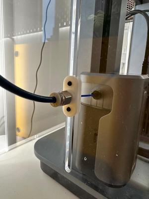 Sliding PTFE connector adapter for Tukkari TF enclosure