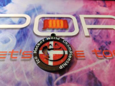 DENMARK Ice Hockey World Championship keychain