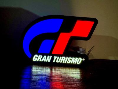 Gran Torismo PlayStation Game Logo Light Up Sign