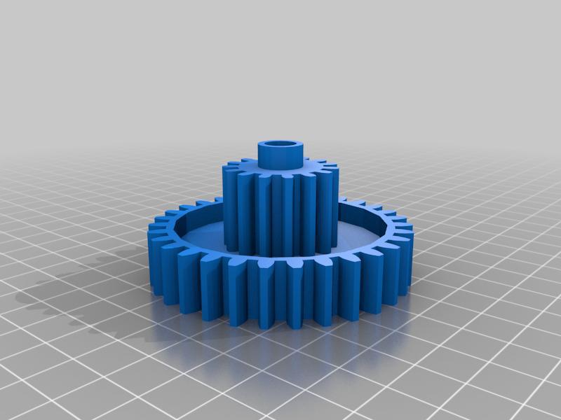 Gear wheel meat grinder
