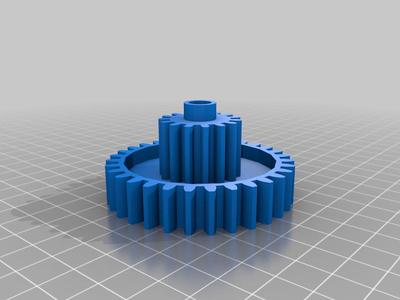 Gear wheel meat grinder