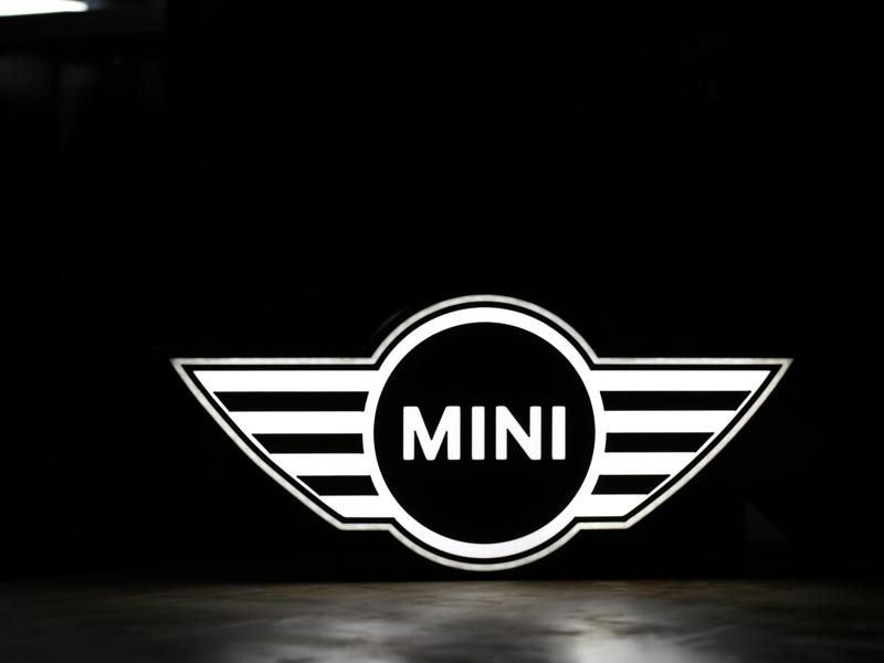 Mini Cooper Logo LED LIght Box