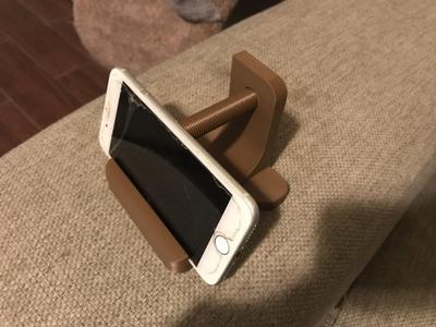 Screw-Operated Cell Phone Stand