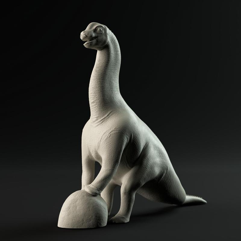 Isisaurus baby rear up 1-6 scale pre-supported dinosaur