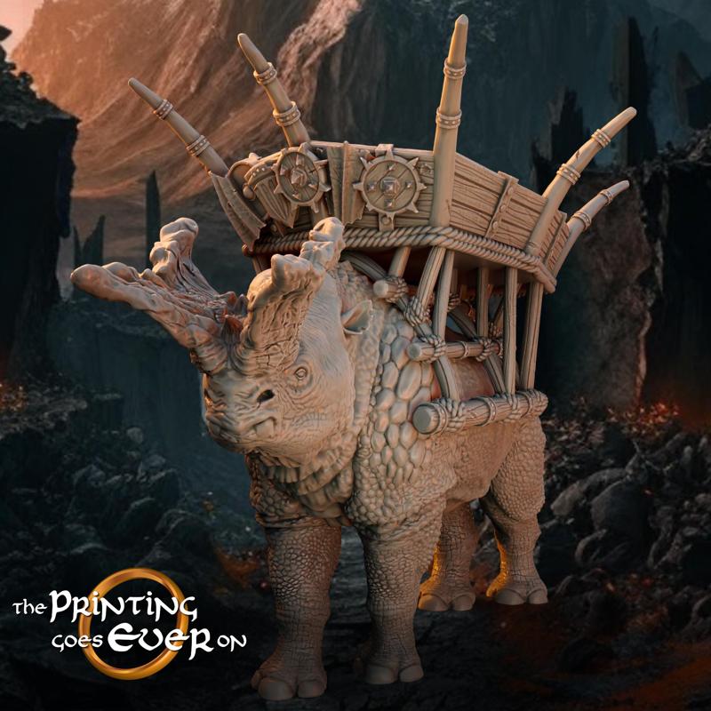 Horned Beast of Groz - C - Presupported