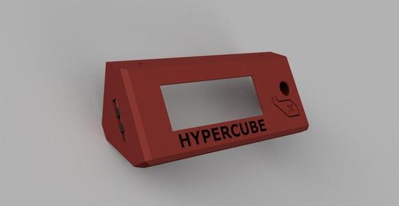 Prusa i3 style Hypercube LCD Holder (2020 frame)