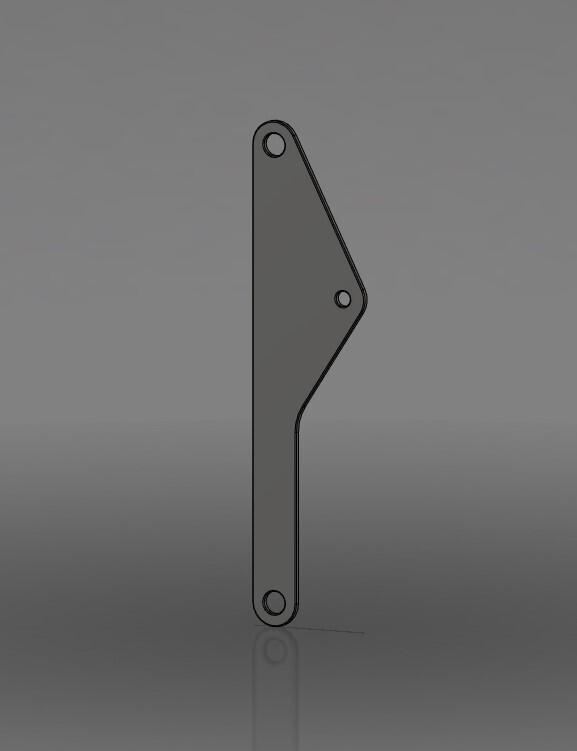 Gen3/4 Chevy LS Cast iron truck Lower alternator bolt drill guide