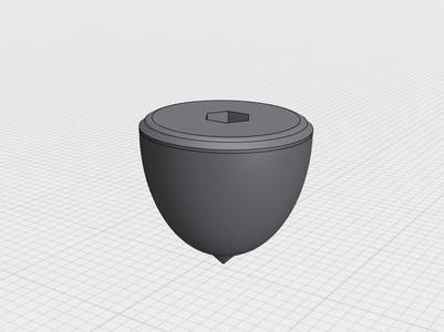 Pencil spin top