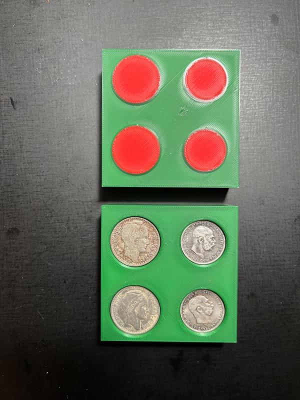 Box to hold, store or display your rounds, coins.