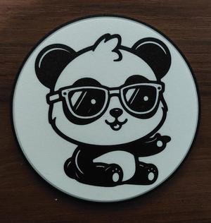 Cool panda coaster
