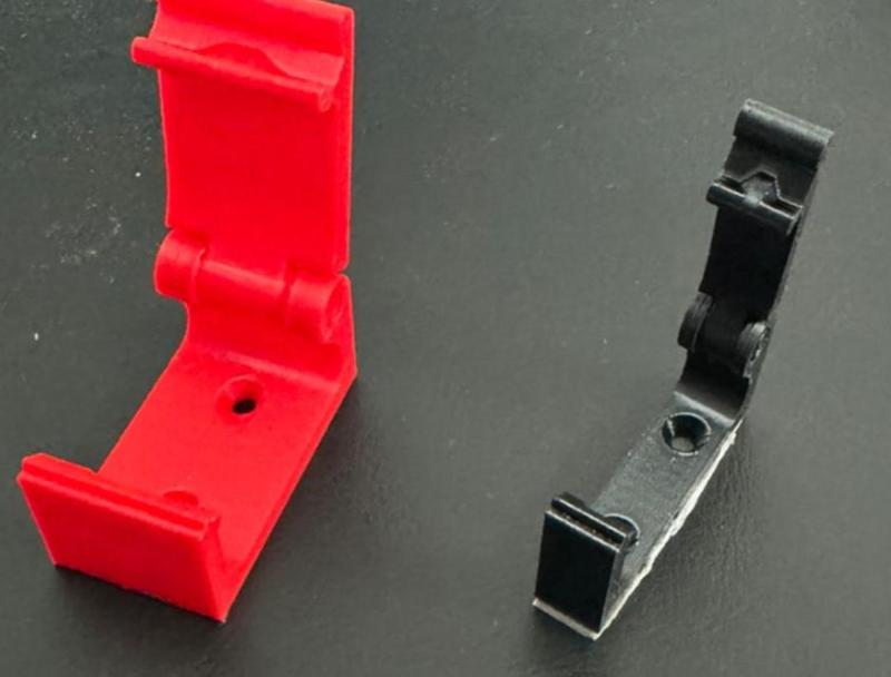 Broad Version of Under desk cable clip