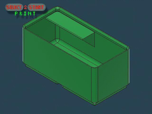 1x2x5 Bin | Lable | Gridfinity | Deskorganizer | Tool | select2stertPrint