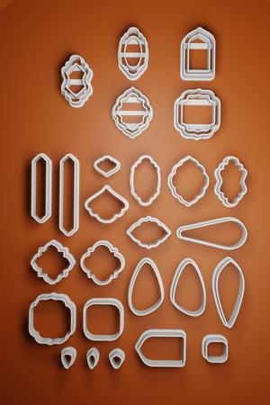 26 SMALL CLAY CUTTERS