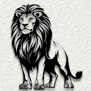 king of the jungle lion wall art home decor