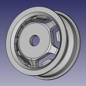 WHEEL RIM 3D CAR VEHICLE DESIGN