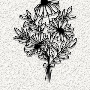 country flowers a wall art home decor