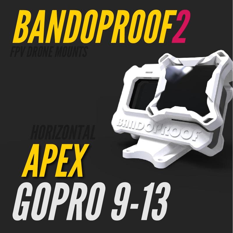 BANDOPROOF 2 // FIX MOUNT// HORIZONTAL APEX // GOPRO9-13