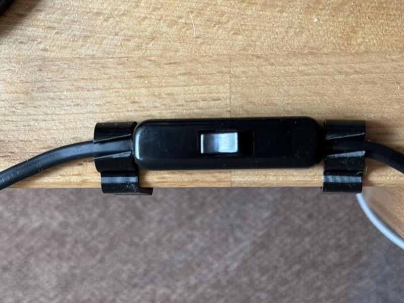 Bedside Lamp Inline Switch Holder